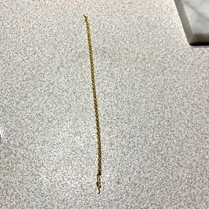 14k gold rope bracelet